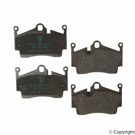 Genuine Brake Pad Set Rear 05-17 Pr Various, 98735293901 98735293901